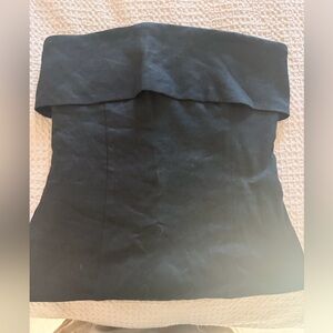 Aritzia Black Strapless Tube Tank Top